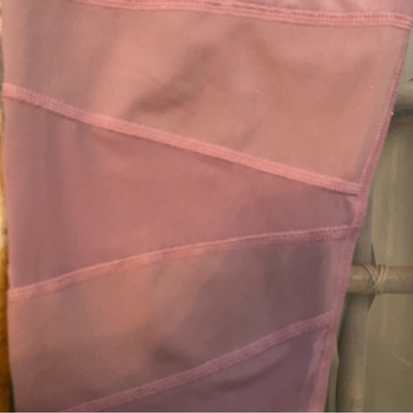 Buff Bunny Pink Anastasia Mauvelous Mesh Panal Side HiRise Activewear Leggings M - Picture 9 of 16